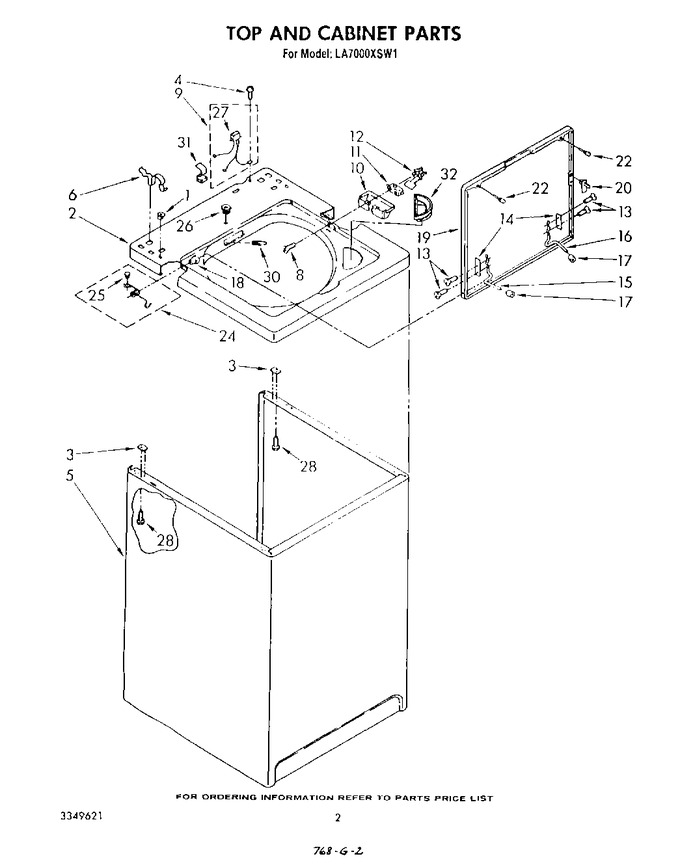 Diagram for LA7000XSW1