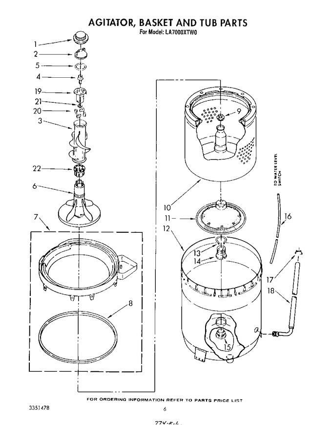 Diagram for LA7000XTW0