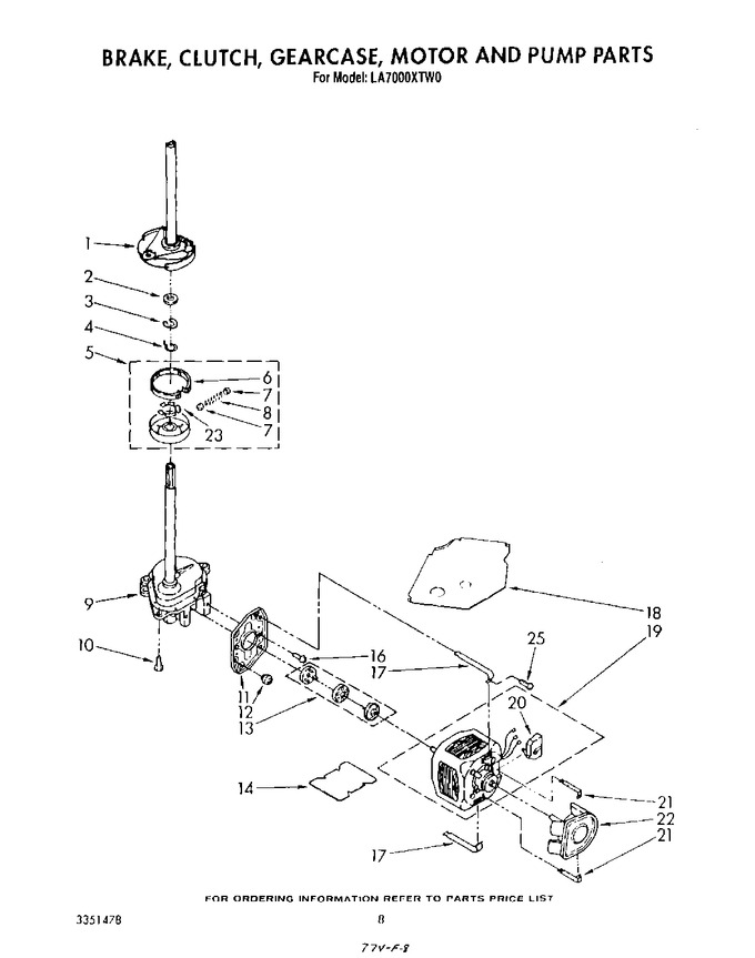 Diagram for LA7000XTW0
