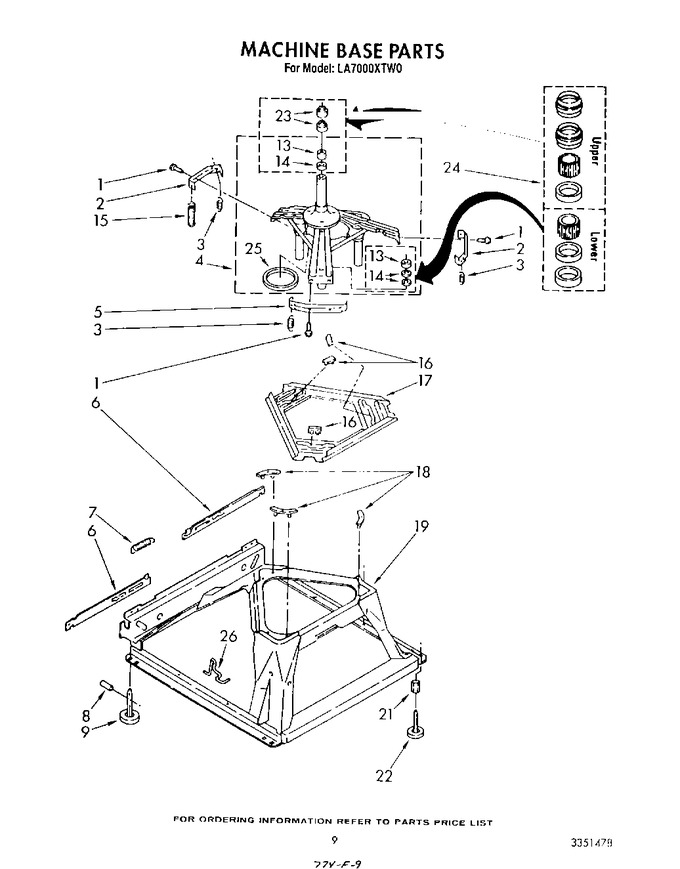 Diagram for LA7000XTW0