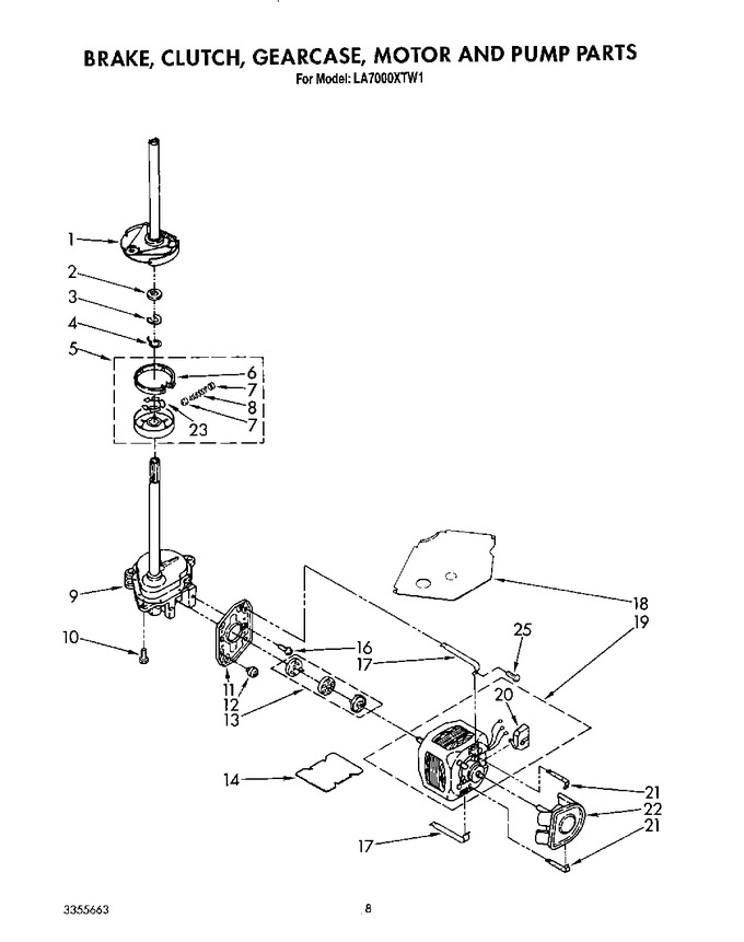 Diagram for LA7000XTF1