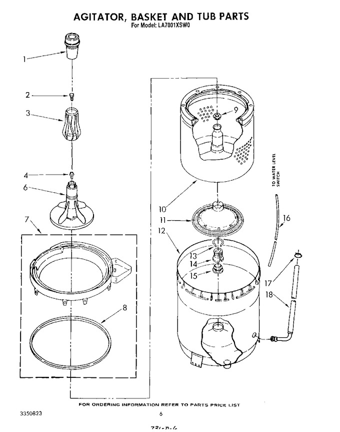 Diagram for LA7001XSW0