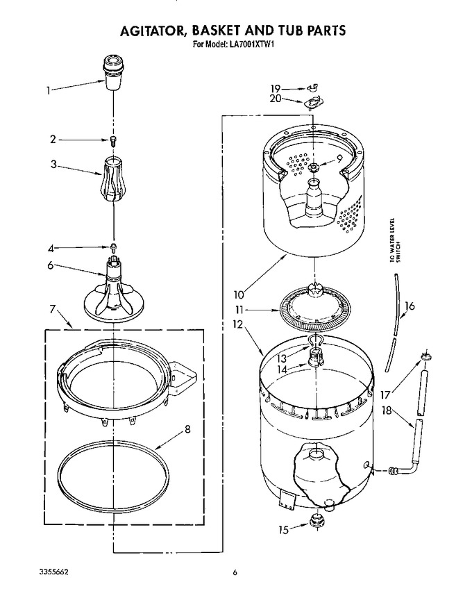 Diagram for LA7001XTG1