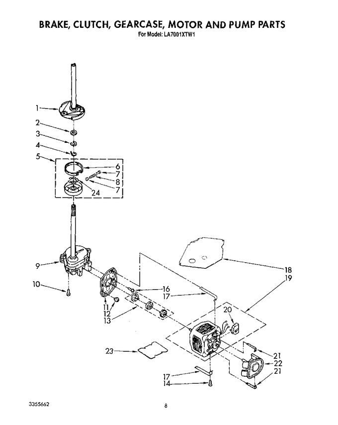 Diagram for LA7001XTG1
