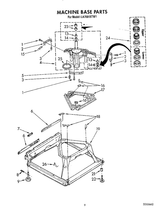 Diagram for LA7001XTW1