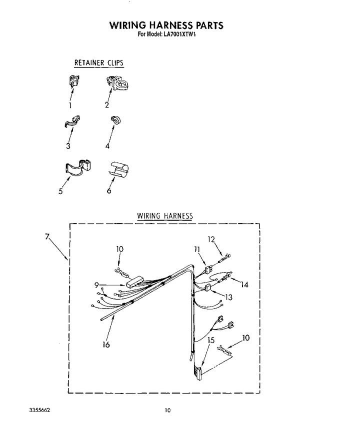 Diagram for LA7001XTW1