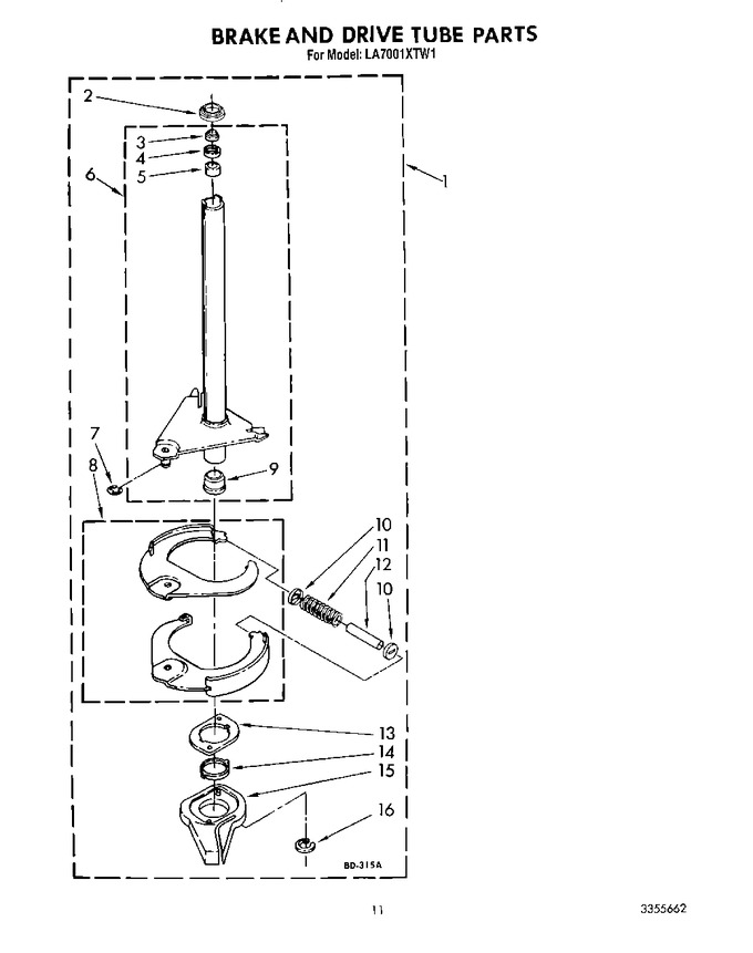 Diagram for LA7001XTW1