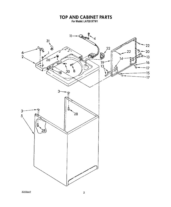 Diagram for LA7001XTM1