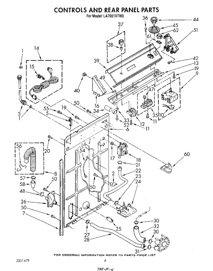 Diagram for LA7001XTW0