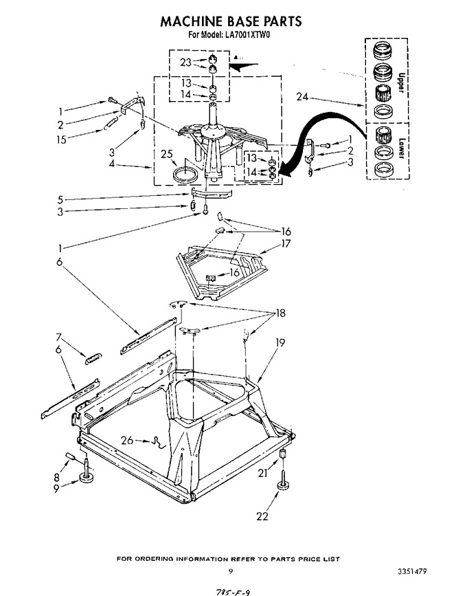 Diagram for LA7001XTW0