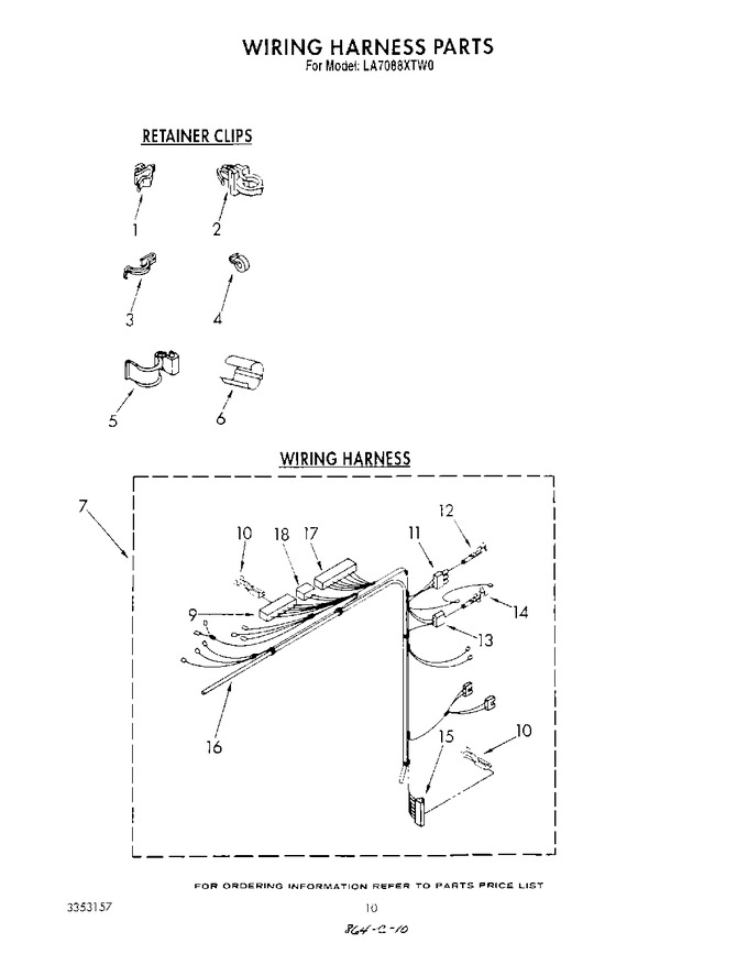 Diagram for LA7088XTG0