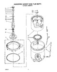 Diagram for 05 - Agitator, Basket And Tub