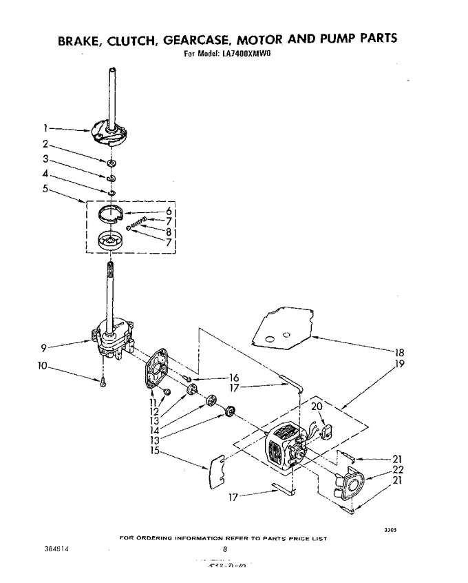 Diagram for LA7400XMW0