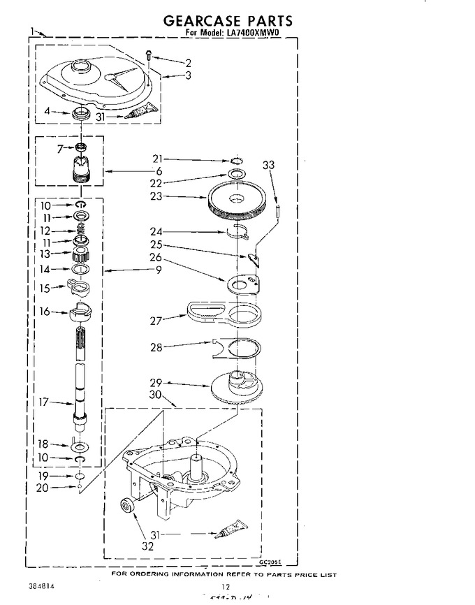 Diagram for LA7400XMW0