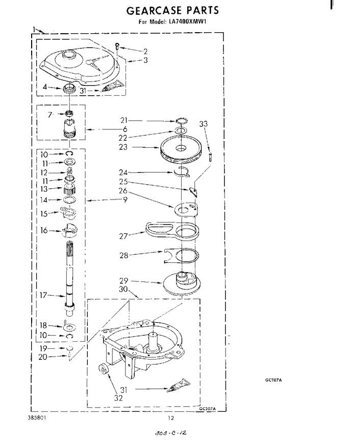 Diagram for LA7400XMW1