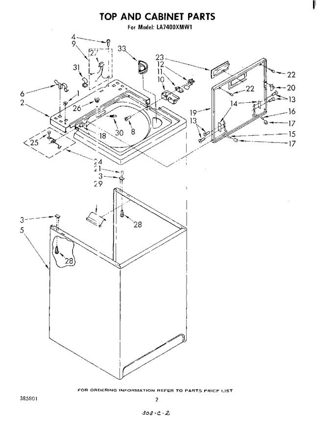Diagram for LA7400XMW1