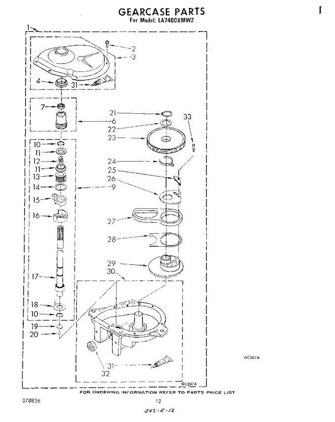 Diagram for LA7400XMW2