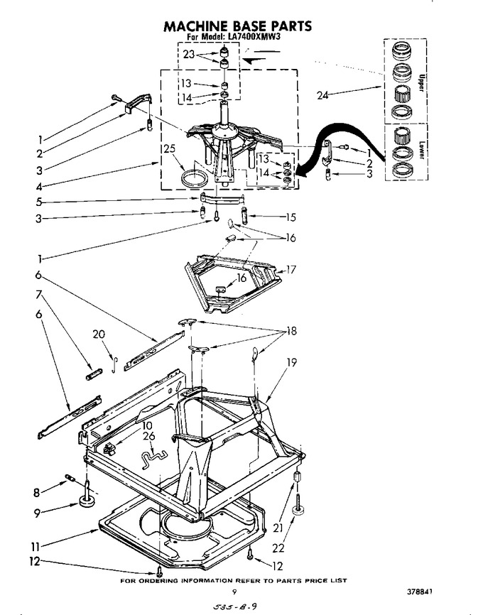 Diagram for LA7400XMW3