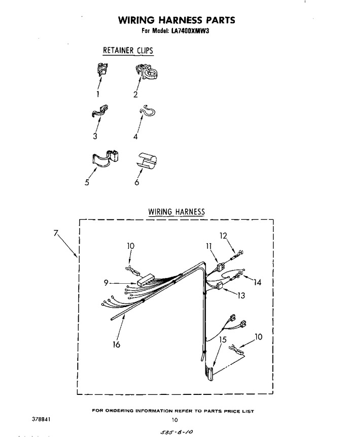 Diagram for LA7400XMW3
