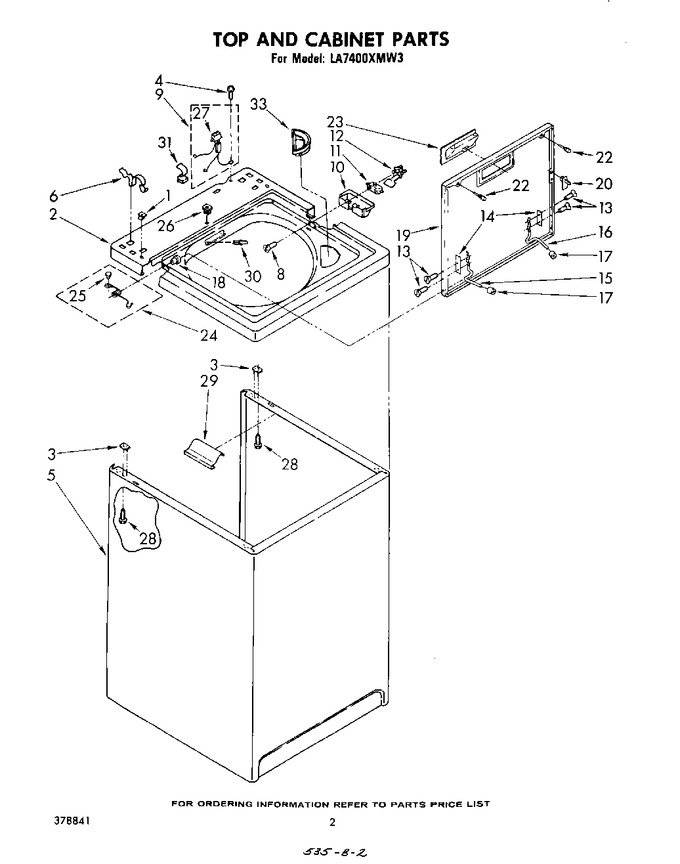 Diagram for LA7400XMW3