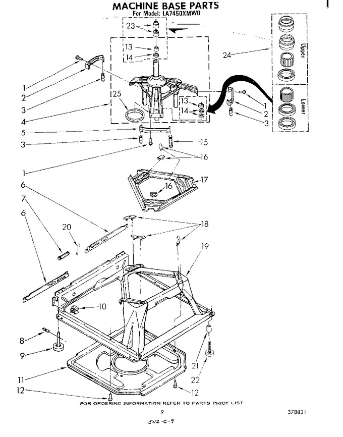 Diagram for LA7450XMW0