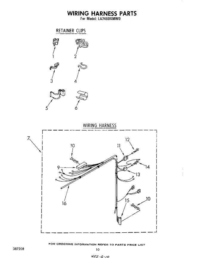 Diagram for LA7460XMW0