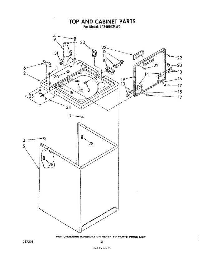 Diagram for LA7460XMW0