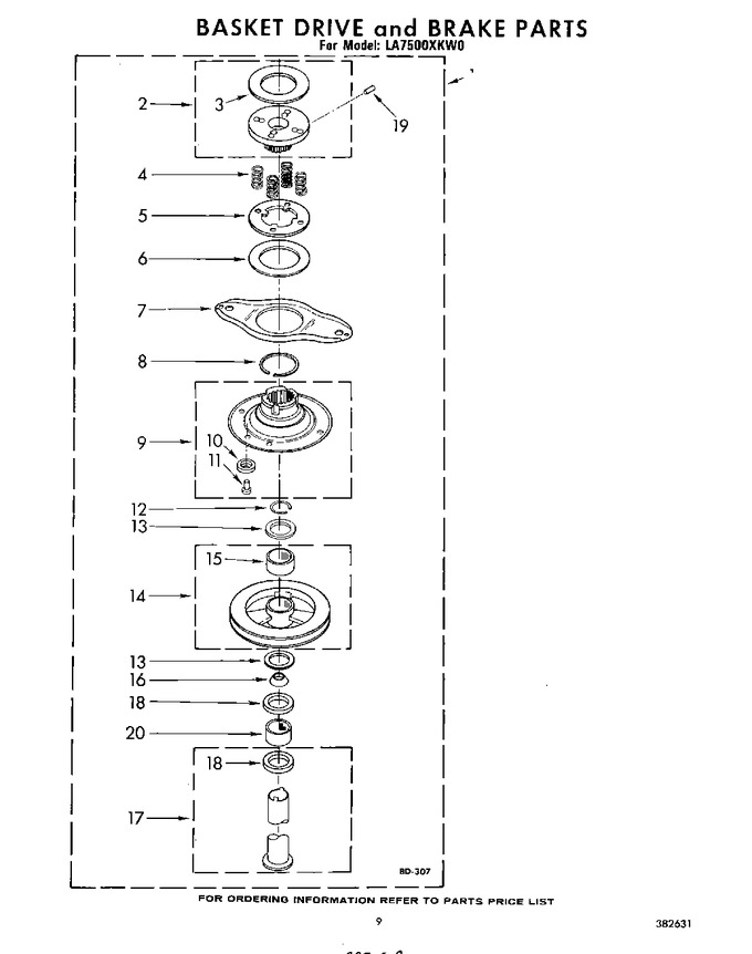 Diagram for LA7500XKW0