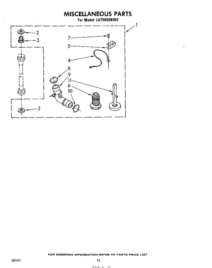 Diagram for LA7500XKW0
