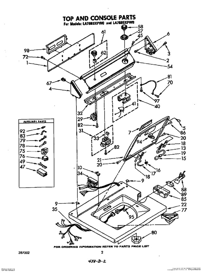 Diagram for LA7680XPW0