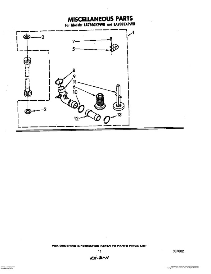 Diagram for LA7680XPW0