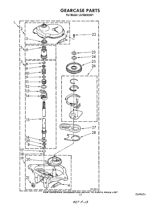 Diagram for LA7680XSW1