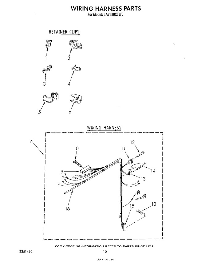 Diagram for LA7680XTF0