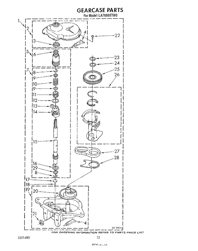 Diagram for LA7680XTG0
