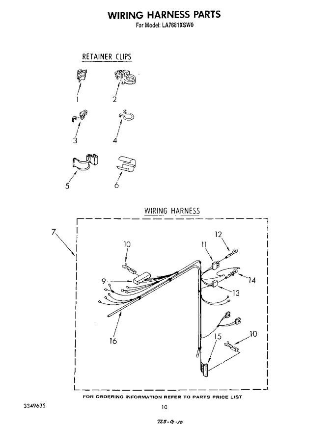 Diagram for LA7681XSW0