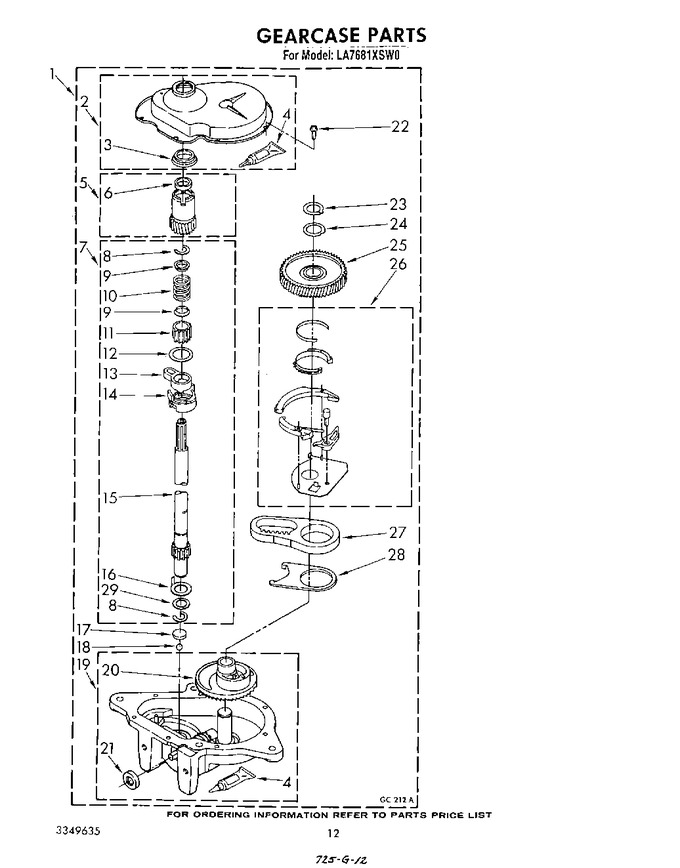 Diagram for LA7681XSW0