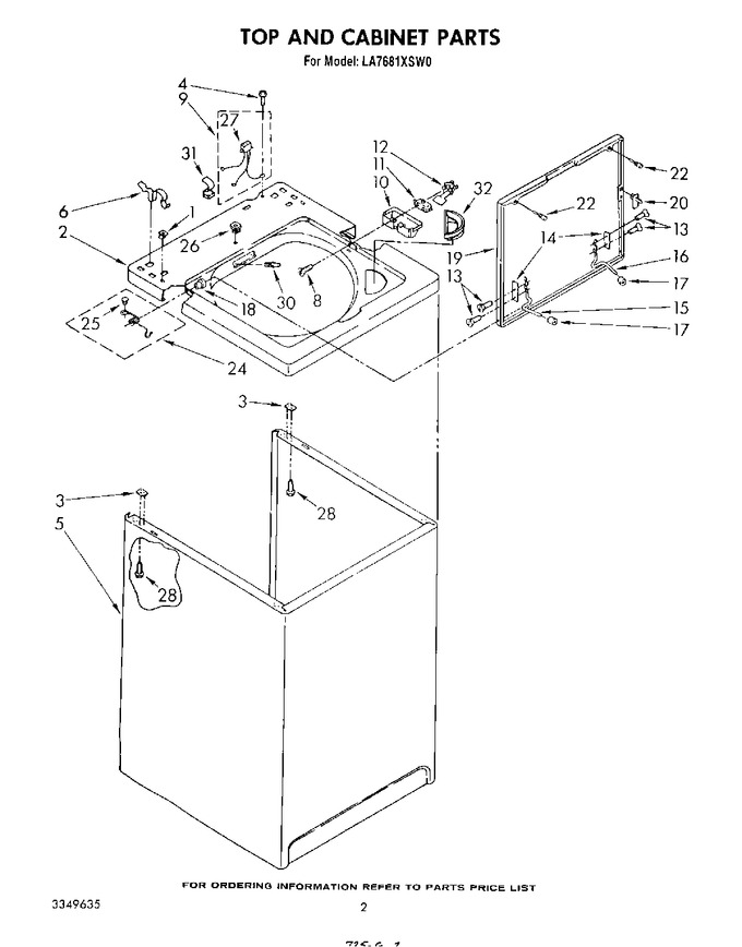 Diagram for LA7681XSW0