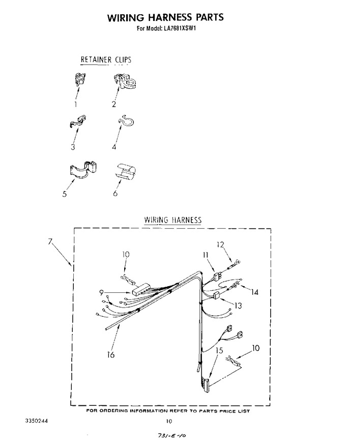 Diagram for LA7681XSW1