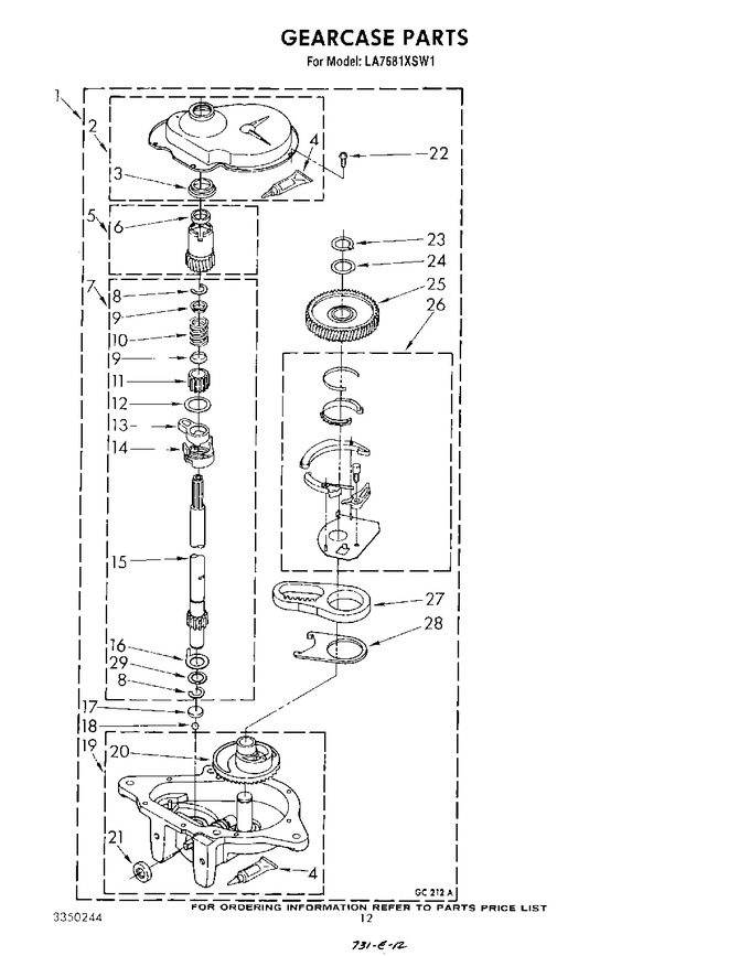 Diagram for LA7681XSW1