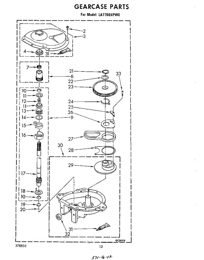 Diagram for LA7700XPW0
