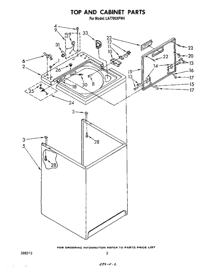 Diagram for LA7700XPW4
