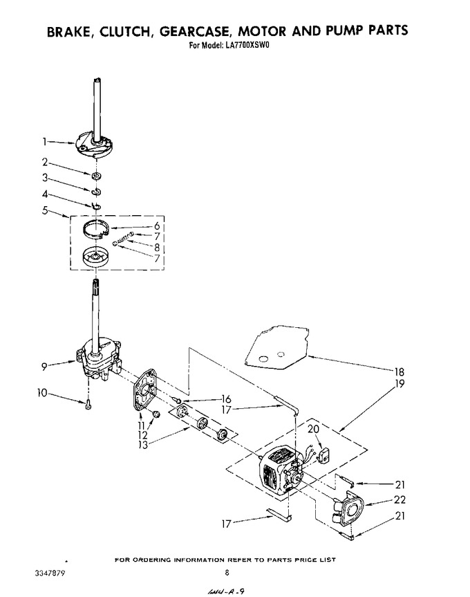 Diagram for LA7700XSW0