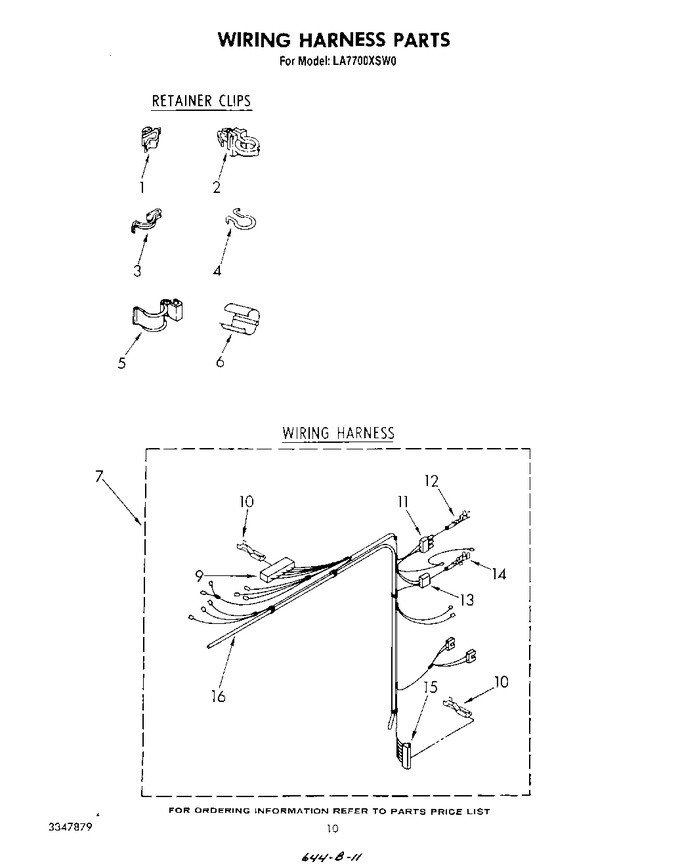 Diagram for LA7700XSW0