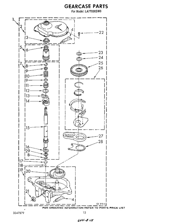 Diagram for LA7700XSW0