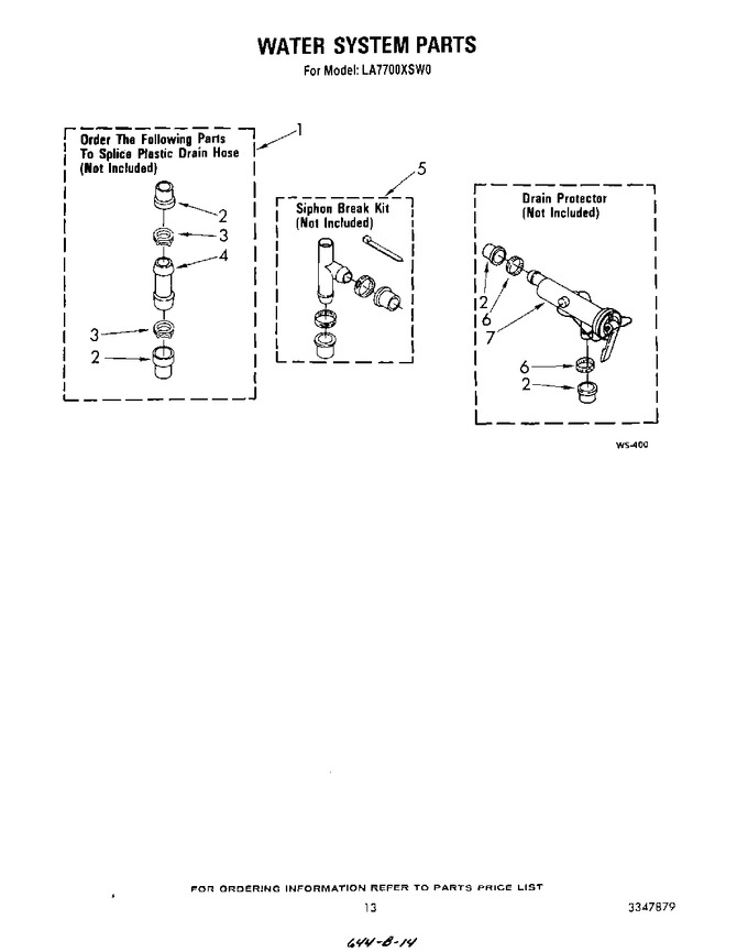 Diagram for LA7700XSW0
