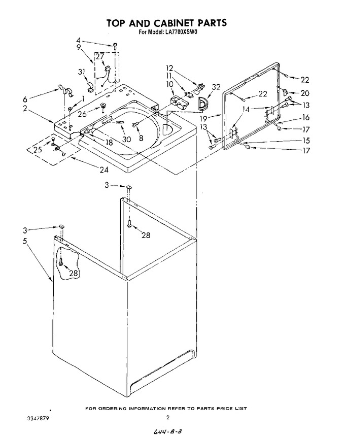 Diagram for LA7700XSW0