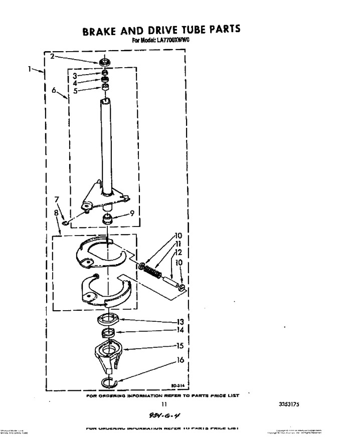 Diagram for LA7700XWN0