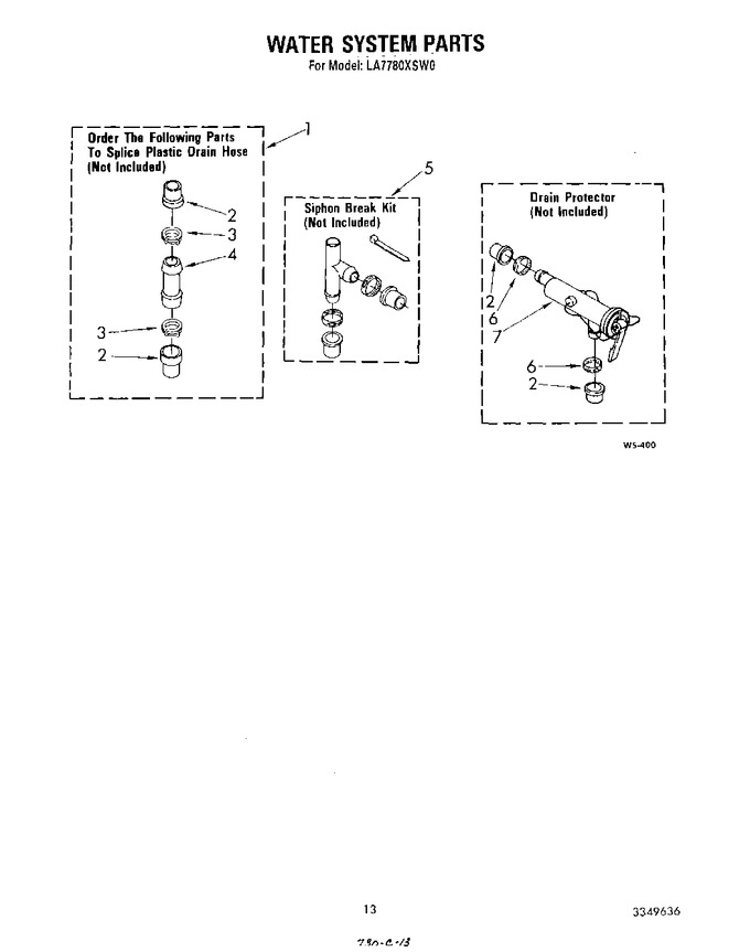 Diagram for LA7780XSW0