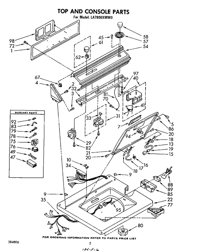 Diagram for LA7800XMW0