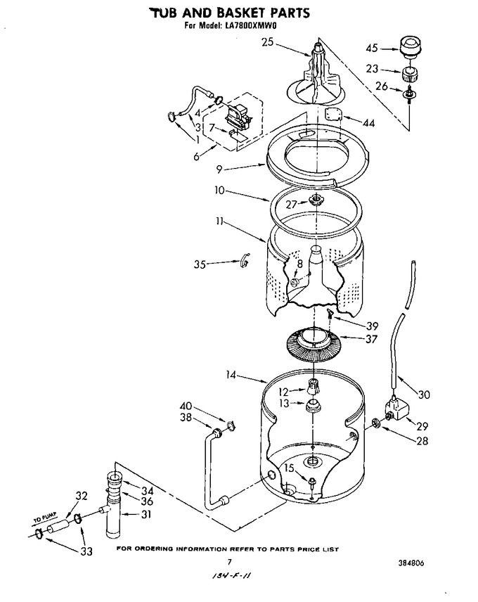 Diagram for LA7800XMW0